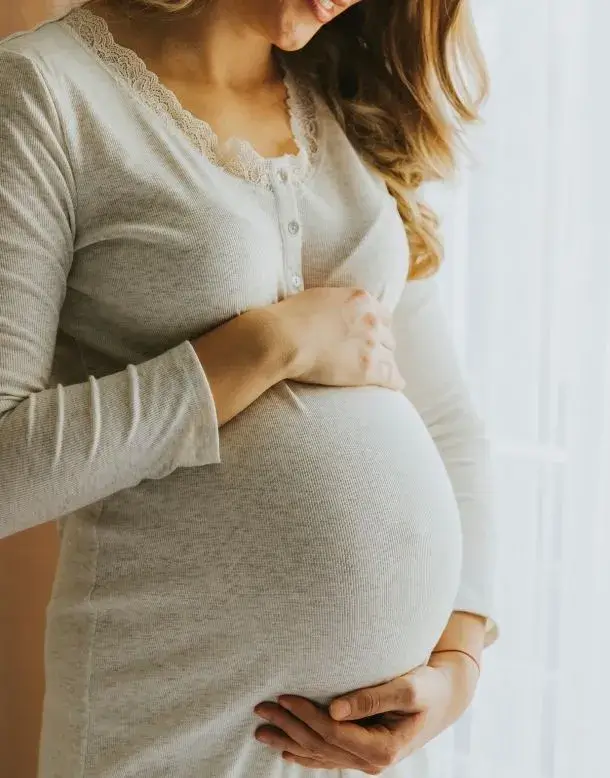 Comfortable chiropractic session for expecting moms